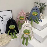 インススタイル 越境新作 ファニーショルダー サッドカエル 大容量リュック