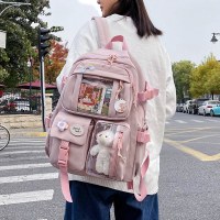 インススタイル 大容量 高校生バッグ 万能リュック 中学生リュック