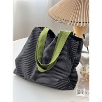 オリジナルニッチデザイン韓国スタイルチェック柄キャンバス多層トートヨガバッグ文学カジュアルショルダーキャンバスバッグ