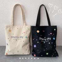 新しいキャンバスバッグ女性のための夏イン和風韓国スタイル大容量学生スクールバッグショルダーハンドキャリーバッグ