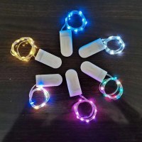 ボタン銅線ランプ LED 銅線ランプ電池ボックス銅線ランプギフトボックス花の装飾防水ランタンクリスマス
