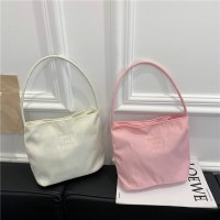 ファッション通勤バッグ刺繍ナイロンカジュアル多用途脇の下バッグ女性のトートハンドバッグ