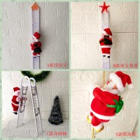 人気のクリエイティブ電動はしごサンタおもちゃクリスマス子供のギフトの装飾