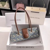 レディース バッグ ニッチ馬車バゲット脇用バッグ女性の多目的ショルダー ハンドバッグ