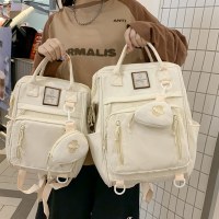 日本インスタイルランドセル女子中学生高見えガールバックパックシンプル旅行韓国語版ポータブルショルダーバッグ