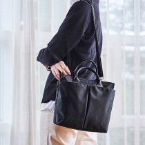 新しいビジネスブリーフケース、オフィスシンプル、多用途、カジュアル、ポータブルショルダーバッグ、両用大容量クロスボディコンピューターバッグ