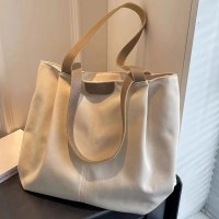 カジュアル 大容量 バッグ レディース 夏のファッション ショルダーバッグ シンプル 万能 キャンバス トートバッグ 大学生 クラスバッグ