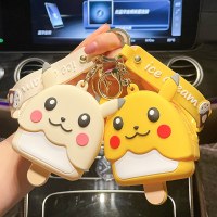 漫画アニメ小銭入れキーチェーンクリエイティブ漫画小さな財布キーペンダントバッグミニペンダントキーチェーン
