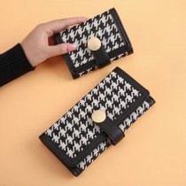 レディースショートウォレット、小さめの三つ折り小銭入れ、多機能ロングクラッチバッグ、女性に人気のカードホルダー