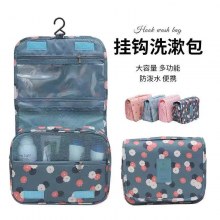 新しい韓国スタイルの旅行吊りナイロントイレタリーバッグ収納袋化粧品バッグ大容量シャワー収納袋