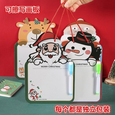 クリスマス画板ライティングボードホワイトボード消去可能なデスクトップ子供のクリスマス消去可能な描画ボード学生ギフト文具