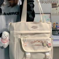 高校生トートバッグ、ブックバッグ、大容量、中学生家庭教師用キャンバスバッグ、女子生徒用ブックバッグ
