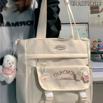 高校生トートバッグ、ブックバッグ、大容量、中学生家庭教師用キャンバスバッグ、女子生徒用ブックバッグ