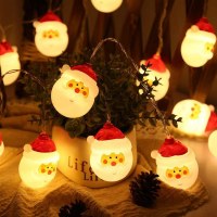 サンタクロース雪だるま装飾夜の光の装飾クリスマスピエロクリスマスクマクリスマススカーフ雪だるま