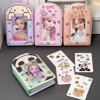 Muxinn ピクセルペットワン宮殿カードブックストレージブック 3 インチ小さなカードスター追跡フォトアルバム高探し Ins Xiaoma Bao