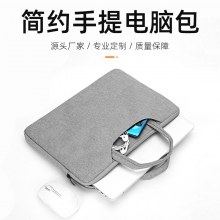 シンプルなポータブルラップトップバッグ、防水性と耐衝撃性、Apple および Huawei 社のビジネスタブレットライナーバッグに適しています