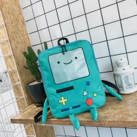 日本と韓国のかわいい漫画、かわいいアドベンチャータイムのバックパック、柔らかい女の子の二次元の面白い個性の三次元の学生スクールバッグ