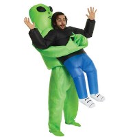 エイリアン ET インフレータブル衣装 Douyin 同じスタイルハロウィングリーンゴーストハグインフレータブル衣装面白いパフォーマンス小道具