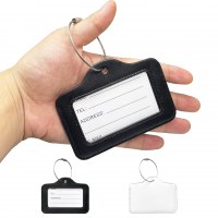 ブランクの労働許可証荷物タグカードホルダーカードホルダー熱転写ブランクシリーズ製品