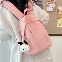 シンプルなカレッジスタイルのバックパック、女子大生用の軽量バックパック、授業用の小さなバックパック、かわいい小さなスクールバッグのクロスボディ