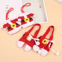 クリスマスデコレーション、クリスマス服、ナイフとフォークセット、クリエイティブホームレストラン食器セット、小さなパンツ、箸セット、オーナメント