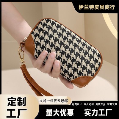 女性のための長財布 2023 新しいスタイルのハイエンド気質クラッチバッグは携帯電話を収納できる小さなバッグ 大容量 小銭入れ