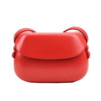 女性用サドルバッグ韓国風レトロショルダーバッグ多用途シンプル通勤バッグキャンディカラー高価値バックパック