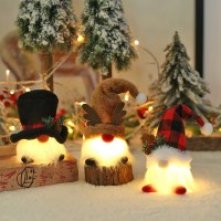 新しいクリスマス装飾、漫画のイルミネーション人形、クリスマスツリーペンダント、卸売