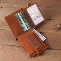 本革メンズ財布ウォレットショートトップレイヤー牛革複数のカードスロット20％オフメンズ財布小銭入れボタン