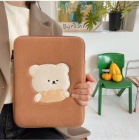 韓国インテリアバッグデザイナーヒグマiPadタブレットバッグ