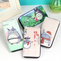 マルチコンパートメント容量の漫画メンズカジュアルロングジッパーウォレット