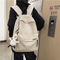 中学生スクールバッグ女の子大容量新しいトレンディなブランドメンズコンピュータバックパック高校誕生日シンプルなバックパック