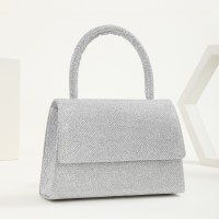 新しいハンドヘルド イブニング バッグ ミニ ニッチ ファイン グリッター ハンドヘルド バンケット クロスボディ イブニング バッグ