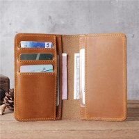 メンズ 本革 クレイジーホースレザー 長財布 ウォレット カード入れ チケットチェックバッグ 収納