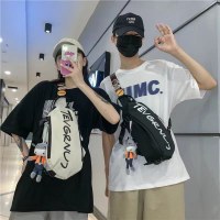 カップル向けの新しいクロスボディバッグ、見栄えの良い、普遍的、多用途、スタイリッシュな小型バックパック、多機能ショルダーバッグ、男性用の大容量チェスト