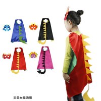 漫画子供の恐竜ケープマスクコスプレパフォーマンス小道具パーティー用品ティラノサウルスレックス