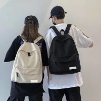 スクールバッグ女子学生韓国風バックパック男性シンプルファッション多用途キャンパスインスタイルバックパック