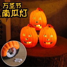 新しいハロウィンカボチャランタン装飾フェスティバル子供のポータブルカボチャランタン光るカボチャバケツ小道具