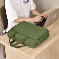 見栄えの良い女性用 14 インチ ラップトップ バッグ、Apple および Huawei に適しています 16 インチ ノートブック ショルダー クロスボディ バッグ 15.6