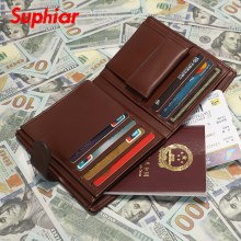 トラベルウォレット、ドキュメントカードホルダー、パスポートホルダー、海外チケットホルダー、PUメンズウォレット、多機能パスポートバッグ、ハイエンド