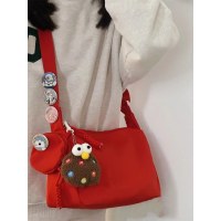 キャンパススモールフレッシュクロスボディバッグ女性用韓国スタイルカジュアル大容量学生クラスの通勤バッグ多用途ショルダーバッグ