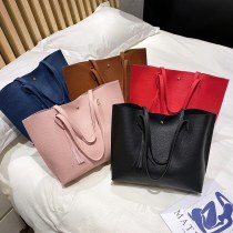 ライチ柄ショッピングバッグレディース卸売韓国ファッション トートバッグ