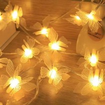 LED スターライト蝶カラフルなライトストリング屋外キャンプテント雰囲気ライトストリングクリスマスホリデーガーデン装飾ライト