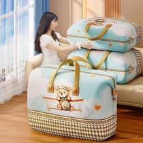 移動バッグ、旅行用ポータブル荷物収納袋、家庭用防塵収納袋、幼稚園漫画キルト収納袋