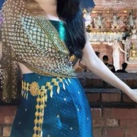 Dai Women's National Clothing Tourism Star Six -Piece Set Thai Suit
