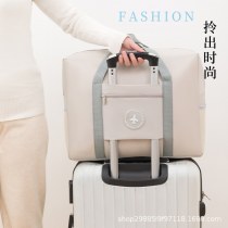 ラウンドラベル折りたたみ飛行機バッグ、旅行バッグ、衣類トラベルバッグ、ポータブル荷物バッグ、ポータブル大容量収納バッグ