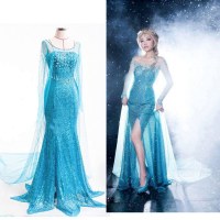 bingxue qiyuanアダルトドレスアイシャプリンセスドレス冷凍ドレスアダルトドレススカート