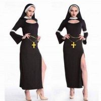 ハロウィン衣装 仮装パフォーマンス 修道女衣装 コスプレ 制服セット