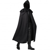 ヨーロッパとアメリカのハロウィンパーティーロングフード付き中世マント死衣装マントモンクパフォーマンス衣装