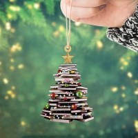 新刊クリスマスツリーオーナメントペンダントクリエイティブアクリル装飾ペンダント